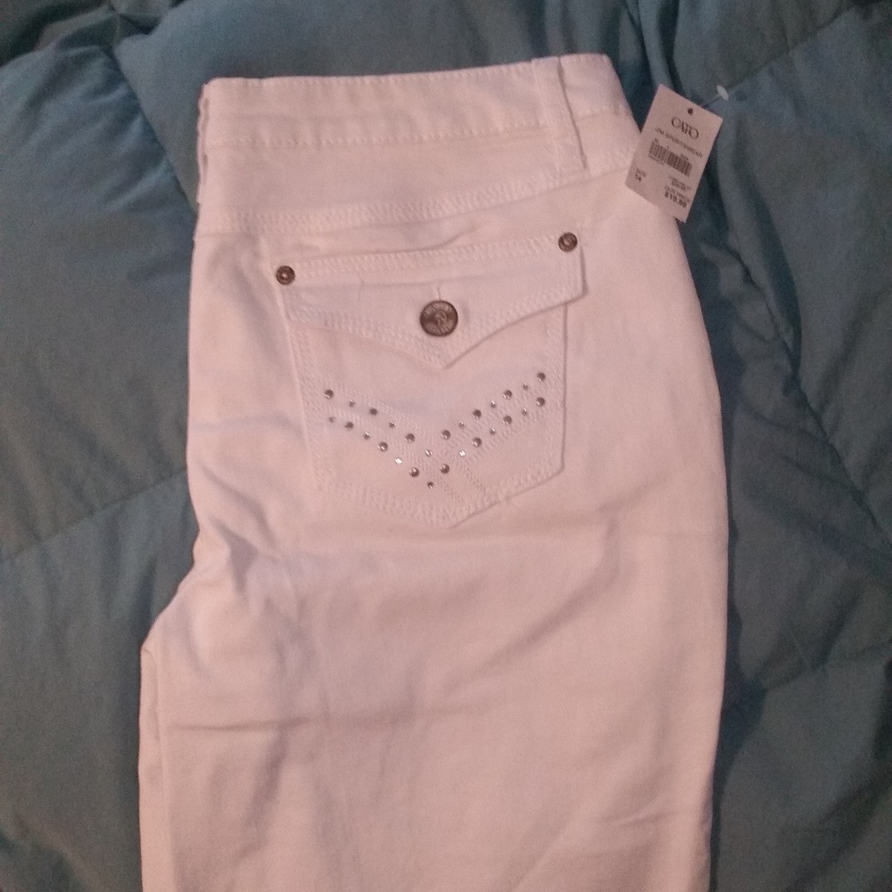 NWT Cato White Shorts sz 14